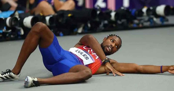 Afirman que Noah Lyles corrió con Covid-19 en prueba de 200 metros