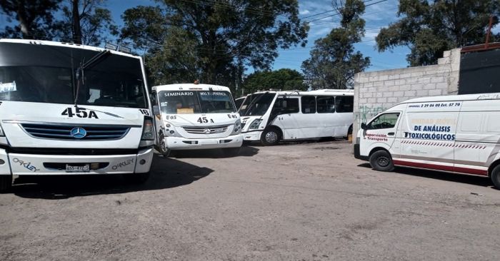 Aplican pruebas toxicol&oacute;gicas a 122 choferes de las rutas 44 y 45A