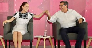 Aplaude Sergio Salomón a la primera mujer presidenta