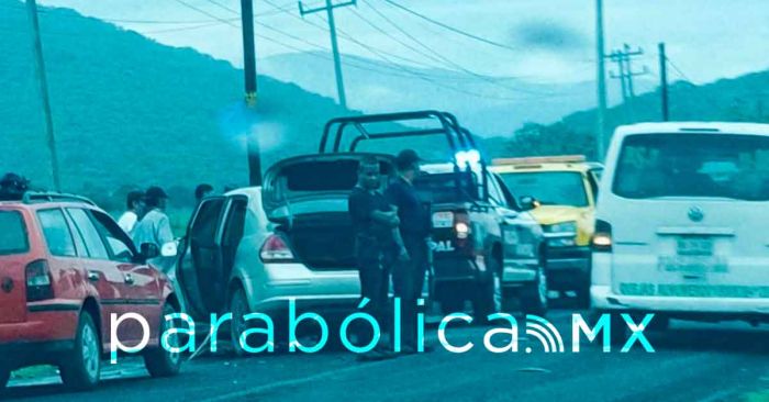 Se impactan en la carretera Izúcar-Chietla