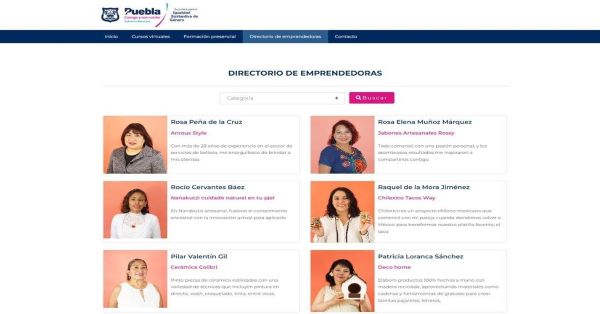 Elabora Ayuntamiento de Puebla un Directorio de Emprendedoras