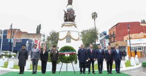 Encabeza Sergio Salomón ceremonia de la Consumación de la Independencia