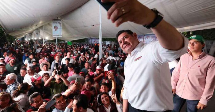 Convoca Armenta a más de 25 mil poblanos, previo a cierre de campaña