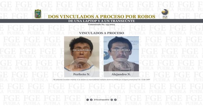Investigan a Perfecto y Alejandro son presuntos responsables del delito de robo agravado