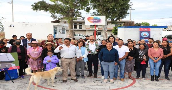 Realiza Ayuntamiento de Puebla obras en Santa María Guadalupe Tecola