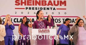 &quot;Nunca un México sin nosotras”, manifiesta Sheinbaum en el encuentro “Con Claudia llegamos todas”