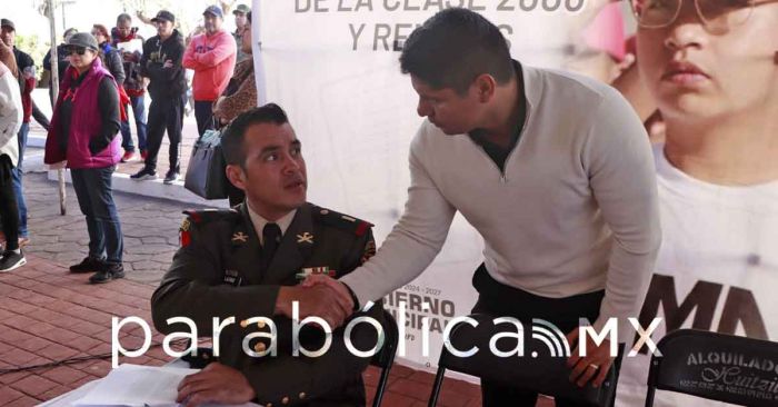 Realizan sorteo del Servicio Militar en Cuautlancingo