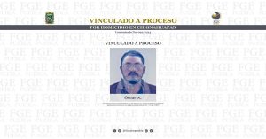 Detienen a Óscar N., presunto responsable del delito de homicidio calificado