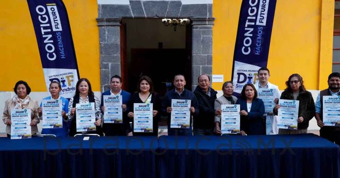 Presentan &quot;Salud a tu hogar, adultos mayores&quot; en San Andrés Cholula