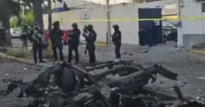 Descarta Sheinbaum terrorismo en ataques con autos bomba en Guanajuato