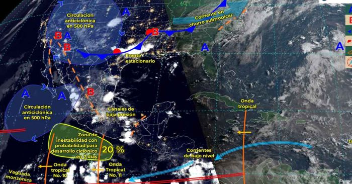 Seguirán lluvias en gran parte del país: Conagua