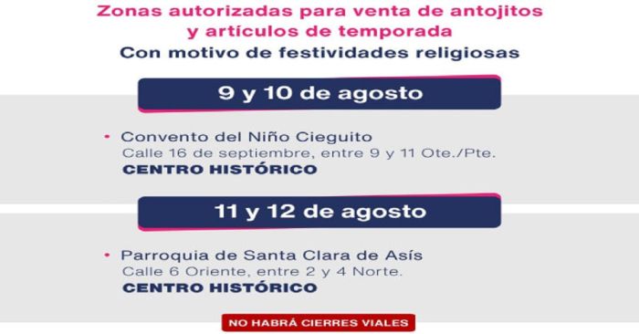 Anuncian festividades en el templo del Niño Cieguito en la capital poblana