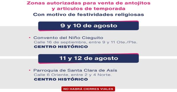 Anuncian festividades en el templo del Ni&ntilde;o Cieguito en la capital poblana
