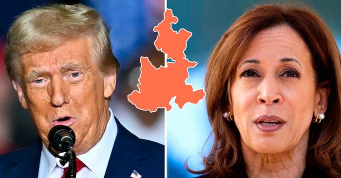 #ElectionDay: Chocan en las urnas Donald Trump y Kamala Harris