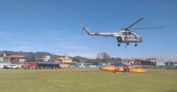 Cae helicóptero de la Semar en Culiacán, Sinaloa