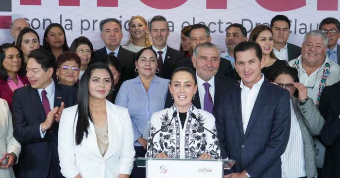 Celebra Sheinbaum bancada &quot;histórica&quot; en el Senado