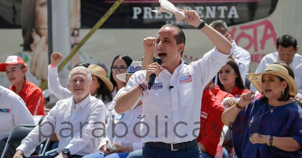 Pide Mario Riestra respaldo de poblanos para ganar la capital