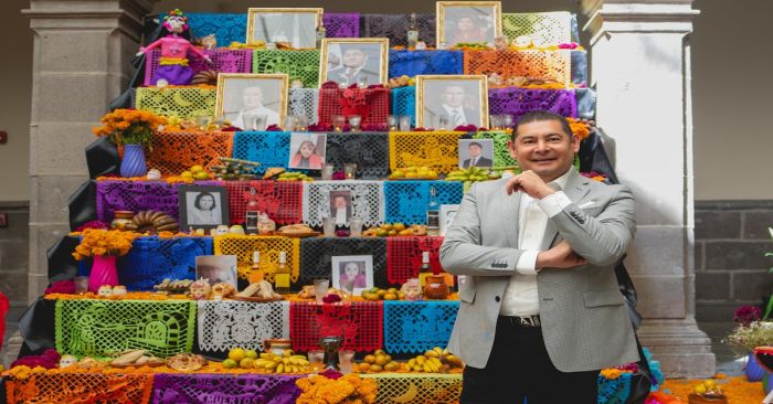 Rinde Puebla homenaje a sus raíces en Día de Muertos: Alejandro Armenta