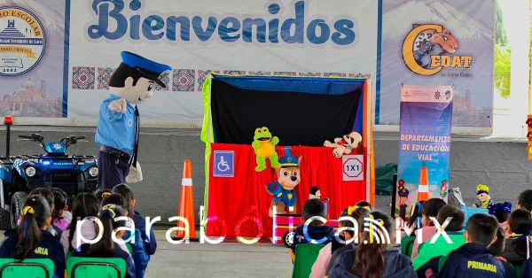 Fortalecen educación vial en escuelas de San Andrés Cholula