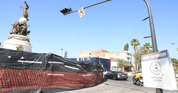 Continúan las obras en la Avenida Juárez, toma vías alternas