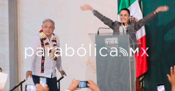Seguiremos el legado de AMLO, señala Sheinbaum desde Puebla