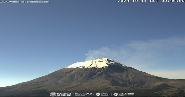 Llega ceniza del Popocatépetl a Hueyapan, en Morelos