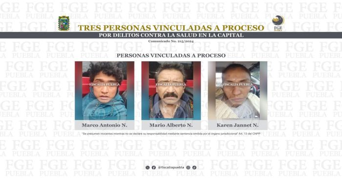 Catean una propiedad y detienen a tres personas