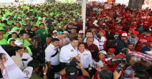 Refrenda Armenta obra comunitaria en Guadalupe Victoria