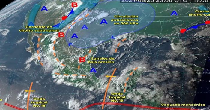 Prevén lluvias en inicio de clases