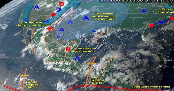 Prevén lluvias en inicio de clases