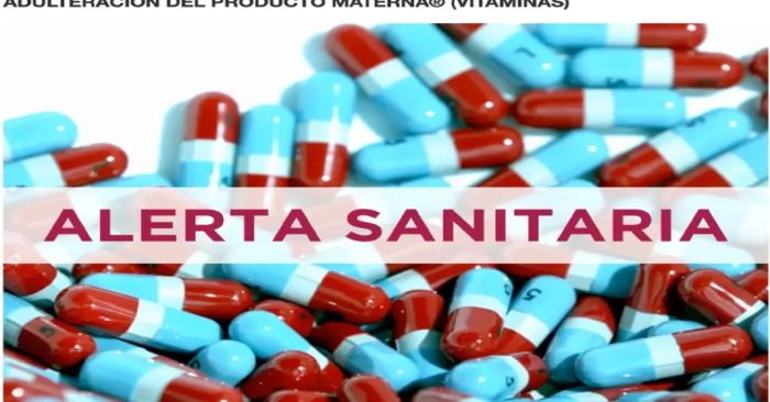 Alerta Cofepris por adulteración de vitaminas Materna