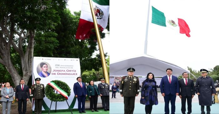 Conmemoran a Josefa Ortiz e Ignacio Zaragoza en el Mes Patrio