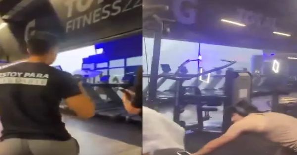 Derriban ráfagas de viento la fachada de gimnasio en Zapopan