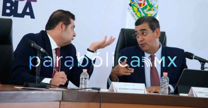 Seguridad, tema prioritario para la transición, coinciden Armenta y Salomón