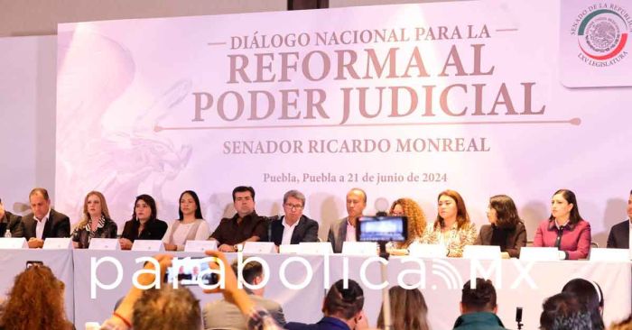 Refrenda Monreal desde Puebla apertura al diálogo por la Reforma Judicial