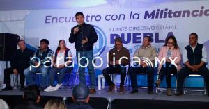Congrega Eduardo Rivera a estructura panista en Chiautzingo