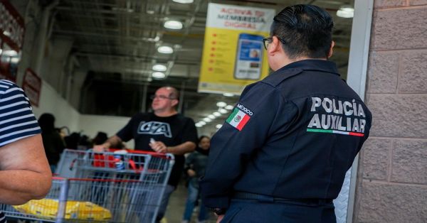 Fortalece Policía Auxiliar labores de vigilancia durante El Buen Fin 2024