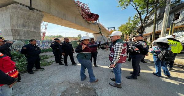 Piden peritaje por caída de estructura en Tren Interurbano