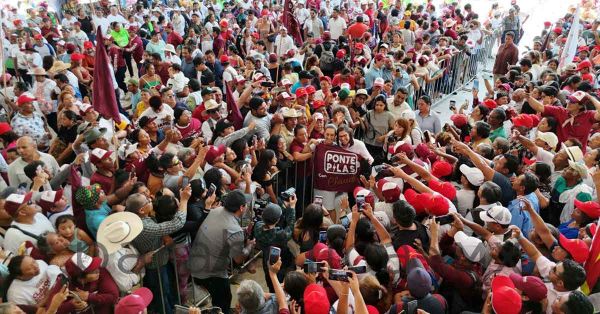 Aglutina Sheinbaum a 180 mil personas en el norte, durante onceava semana de campaña