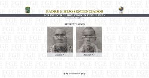 Detienen a Javier N. y Azahel N., por el delito de homicidio calificado en grado de tentativa