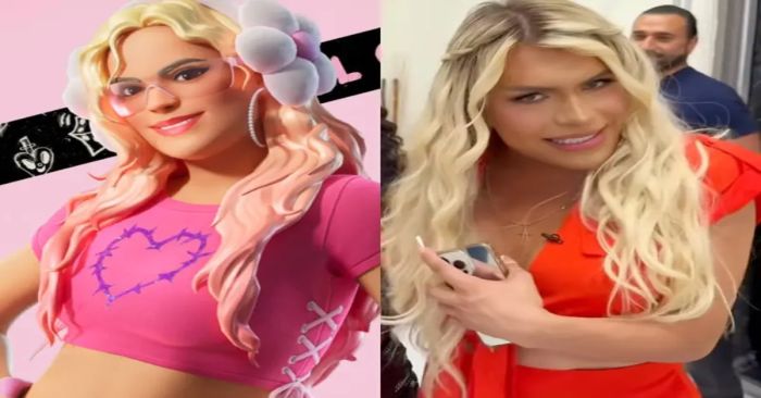 Anuncia Fortnite nueva skin de Karol G; la comparan con Wendy Guevara