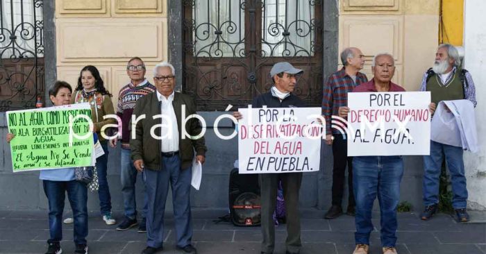 Repudian activistas concesiones privatizadoras del agua en Puebla