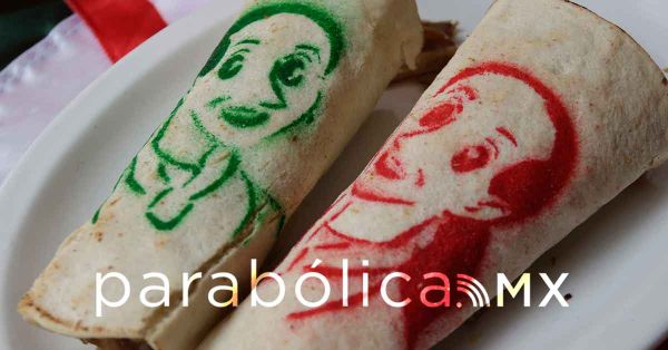 Presentan el taco conmemorativo de Sheinbaum presidenta