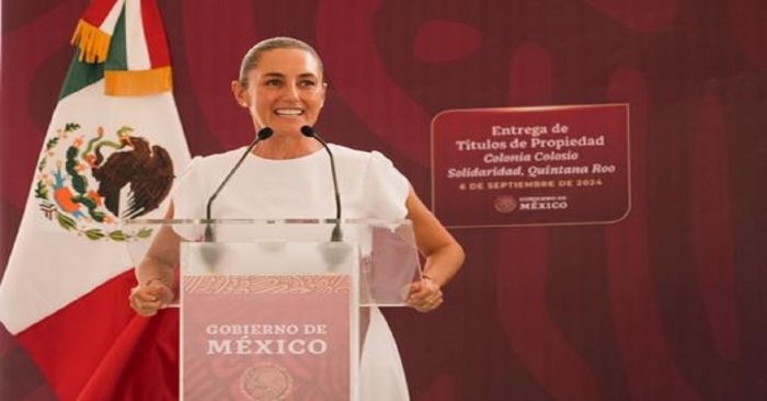 &quot;Somos testigos de que a prosperidad está llegando a Quintana Roo&quot;: Claudia Sheinbaum