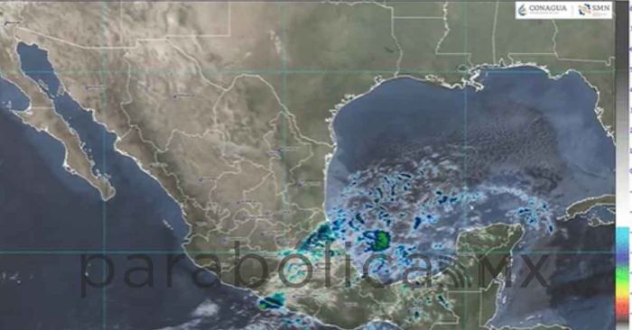 Se pronostican lluvias fuertes para este domingo en Puebla, Tlaxcala y Veracruz