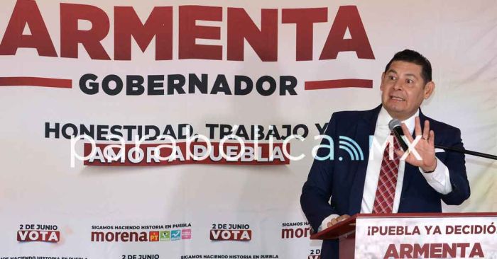 Promete Armenta a sus hijos “ser un gobernador justo”