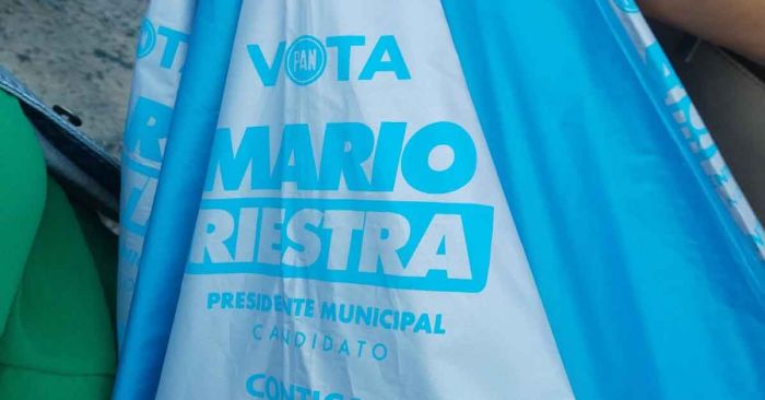 Reportan propaganda político-electoral en el Desfile por el 5 de Mayo