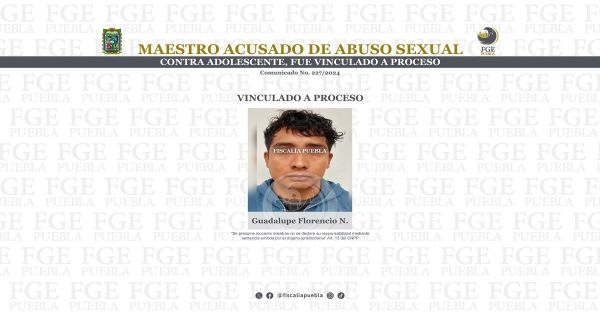 Acusan a Guadalupe Florencio N. por el delito de abuso sexual contra niña de 16 años