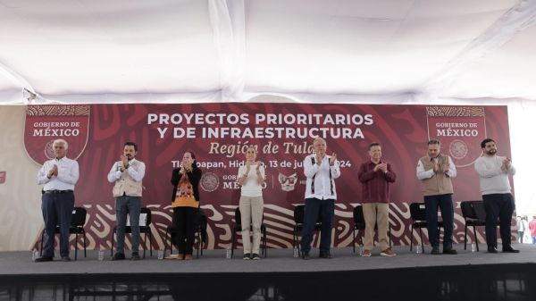 Promete Sheinbaum en Hidalgo sanear el Río Tula