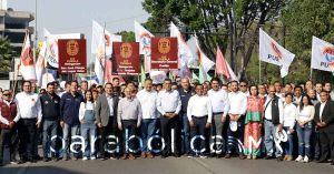Encabeza Sergio Salomón el Desfile por el Día del Trabajo